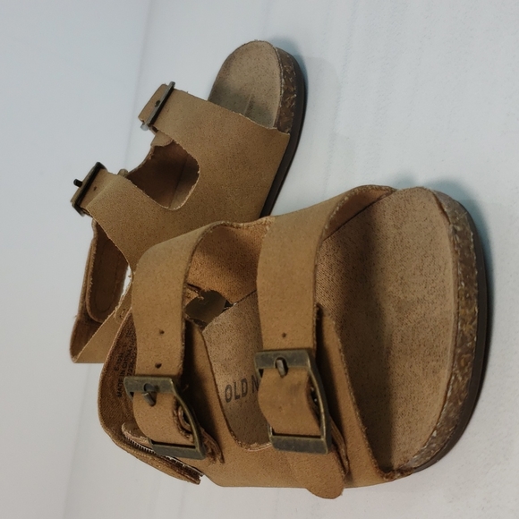 Old Navy Faux Leather Double Buckle Sandals 6-12M - Picture 3 of 13